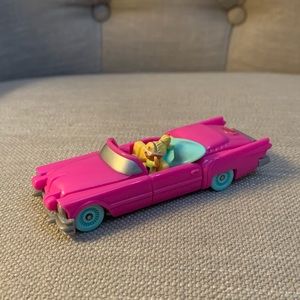 1995 Polly Pocket Pink Convertible Pool Party on the go